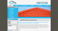 Desktop Screenshot of ozroof.com.au